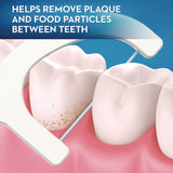 Oral-B® Burst of Scope Floss Picks, Fresh Mint, 75 Picks/Bag, 5 Bags/Carton (GRR22002395) Case of 375