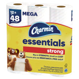 Charmin® Essentials Strong Bathroom Tissue, Septic Safe, 1-Ply, White, 429/Roll, 12 Rolls/Pack (PGC03156) Each
