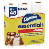 Charmin® Essentials Strong Bathroom Tissue, Septic Safe, 1-Ply, White, 429/Roll, 12 Rolls/Pack (PGC03156) Each
