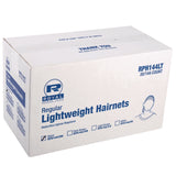 AmerCareRoyal Lightweight Latex-Free Hairnets, Nylon, 24", Black, 144/Box, 20 Boxes/Carton (RPPRPH144LTBK) Case of 2880