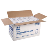 AmerCareRoyal Lightweight Latex-Free Hairnets, Nylon, 24", Black, 144/Box, 20 Boxes/Carton (RPPRPH144LTBK) Case of 2880