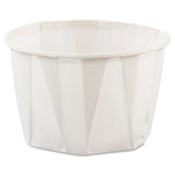 SOLO® Paper Portion Cups, 2 oz, White, 250/Bag, 20 Bags/Carton (SCC200) Case of 5000