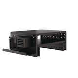 Kantek Pegboard Riser, For 32" Monitors, 15.9 x 11.8 x 7.3, Black, Supports 20 lbs (KTKPBS530) Each