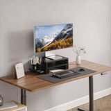 Kantek Pegboard Riser, For 32" Monitors, 15.9 x 11.8 x 7.3, Black, Supports 20 lbs (KTKPBS530) Each