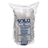 Dart® Plastic Dome Lid, Fits 32 oz Cold Cups, Clear, 25/Sleeve, 20 Sleeves/Carton (SCCDL639) Case of 500