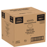 Dart® Compostable Fiber Dinnerware, ProPlanet Seal, Plate, 6" dia, Natural, 1,000/Carton (DCC6FBRP1) Case of 1000