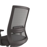 Alera® Ashdale Ergonomic Fabric Swivel Task Chair, Supports Up to 275 lb, 18.15 to 21.89 Seat Height, Black Seat/Back, Black Base (ALEAD41BME17) Each