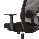 Alera® Ashdale Ergonomic Fabric Swivel Task Chair, Supports Up to 275 lb, 18.15 to 21.89 Seat Height, Black Seat/Back, Black Base (ALEAD41BME17) Each