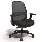 Alera® Kempton Ergonomic Fabric Mesh Swivel Task Chair, Supports Up to 275 lb, 18.31 to 22.17 Seat Height, Black Seat/Back/Base (ALEKP42BME17) Each