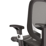 Alera® Minerva Ergonomic Mesh Swivel Task Chair, Supports Up to 275 lb, 17.24 to 20.98 Seat Height, Gray Seat, Gray Back, Black Base (ALEMV41BME48) Each