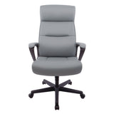 Alera® Alera Oxnam Series High-Back Task Chair, Supports Up to 275 lb, 17.56 to 21.38 Seat Height, Gray Seat, Gray Back, Black Base (ALEON41B49) Each