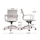 Alera® Siskin Fabric Managers Chair, Supports Up to 275 lb, 16.93 to 20.67 Seat Height, Gray Seat, Gray Back, Chrome Base (ALESK4244) Each