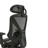 Alera® Taunton Ergonomic Mesh Swivel Task Chair, Supports Up to 275 lb, 17.44 to 20.98 Seat Height, Black Seat/Back, Black Base (ALETN41BME18) Each