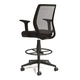 Alera® Wessex Drafting Stool, Mesh Back, Supports Up to 275 lb, 27.95 to 33.66 Seat Height, Black Seat, Black Back, Black Base (ALEWX46BME17) Each