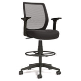 Alera® Wessex Drafting Stool, Mesh Back, Supports Up to 275 lb, 27.95 to 33.66 Seat Height, Black Seat, Black Back, Black Base (ALEWX46BME17) Each