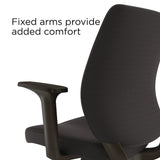 Alera® Wessex Ergonomic Fabric Task Chair, Supports Up to 275 lb, 17.13 to 20.83 Seat Height, Black Seat/Back, Black Base (ALEWX4217) Each