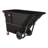 Suncast Commercial® 1.5 cu yd Heavy Duty Tilt Truck, Forkliftable Frame, 2,200 lb Capacity, Black (SUARMTTHD150D) Each