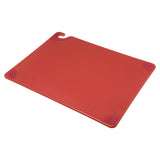 San Jamar® Saf-T-Grip Cutting Board, Plastic, 24 x 18, x 0.5, Red (SJMCBG182412RD) Each