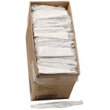 Pactiv Evergreen Fieldware Cutlery, Individually Wrapped, Fork, Knife, Teaspoon, Napkin, White, 250/Carton (PCTFKFSKWNCH) Case of 250