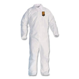 KleenGuard™ A40 Coveralls, Open Wrists and Ankles, Medium, White, 25/Carton (ANS44312) Case of 25