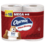 Charmin® Ultra Strong Bathroom Tissue, Septic Safe, 2-Ply, White, 220 Sheet/Roll, 4/Pack, 8 Packs/Carton (PGC13220) Case of 8