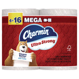 Charmin® Ultra Strong Bathroom Tissue, Septic Safe, 2-Ply, White, 220 Sheet/Roll, 4/Pack, 8 Packs/Carton (PGC13220) Case of 8
