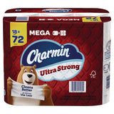Charmin® Ultra Strong Bathroom Tissue, Septic Safe, 2-Ply, White, 220 Sheet/Roll, 18/Pack (PGC11105) Each