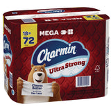 Charmin® Ultra Strong Bathroom Tissue, Septic Safe, 2-Ply, White, 220 Sheet/Roll, 18/Pack (PGC11105) Each