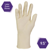 Kimtech™ PFE Latex Exam Gloves, Powder-Free, X-Large, 6.3 mil Thick, 9.5" Long, Natural, 1,000/Carton (KCC57550) Case of 1000
