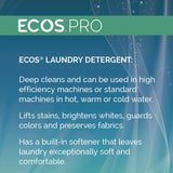 ECOS® PRO Laundry Detergent Liquid, Magnolia and Lily Scent, 170 oz Jug, 2/Carton (EOPPL937202CT) Case of 2