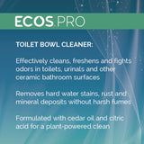 ECOS® PRO Toilet Bowl Cleaner, Fresh Cedar Scent, 24 oz Squeeze Bottle, 6/Carton (EOPPL97036CT) Case of 6