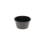 Pactiv Evergreen Plastic Portion Cup, 2 oz., Black, 2,400/Carton (PCTYSPP200EA) Case of 2400