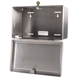 Bobrick Surface-Mounted Paper Towel Dispenser, 12.13 x 6.13 x 7.25, Satin Finish Stainless Steel (BOB263) Each