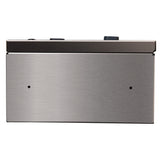 Bobrick ConturaSeries Surface-Mounted Napkin/Tampon Vendor, Stainless Steel, 12 x 8 x 26, Silver (BOBB2706) Each