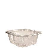 Dart® ClearPac SafeSeal rPET Tamper-Resistant/Evident Containers, Embossed Bottom, 32 oz, 6.37 x 7.15 x 2.58, Clear, 200/Carton (DCCCH32DERF) Case of 200