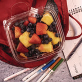 Dart® ClearPac SafeSeal rPET Tamper-Resistant/Evident Containers, Embossed Bottom, 32 oz, 6.37 x 7.15 x 2.58, Clear, 200/Carton (DCCCH32DERF) Case of 200