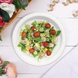 SOLO® Compostable Paper Dinnerware, ProPlanet Seal, Plate, 8.5" dia, White, 125/Pack (SCCMP9PLANETPK) Pack of 125