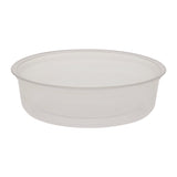Fabri-Kal® Microwavable Deli Containers, 6 oz, 4.6" Diameter x 1.3" h, Clear, Plastic, 500/Carton (FABPK6SC) Case of 500