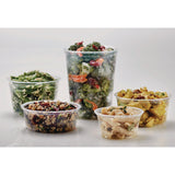Fabri-Kal® Microwavable Deli Containers, 6 oz, 4.6" Diameter x 1.3" h, Clear, Plastic, 500/Carton (FABPK6SC) Case of 500