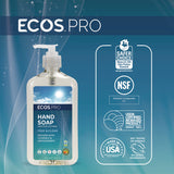 ECOS® PRO Liquid Hand Soap, Free and Clear, 17 oz, 6/Carton (EOPPL96636CT) Case of 6