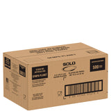SOLO® Compostable Paper Dinnerware, ProPlanet Seal, Plate, 6" dia, White, 500/Carton (SCCOFMP6PLANET) Case of 500