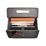Solo Classic Recycled Rolling Catalog Case, Fits Device Up to 17.3", 9.31 x 9.31 x 16.14, Gray/Black (USLB78410) Each
