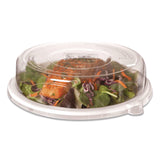 Eco-Products® 100% Recycled Content Round Plate Lids, Plastic, 9" dia x 1.5" h, Clear, 300/Carton (ECOEPP013LID) Case of 300