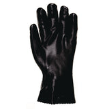 MCR™ Safety Double-Dipped PVC Gloves, Black, Large, Dozen (MPG6524SJ) 1 Dozen