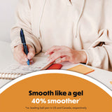 BIC® 4-Color Smooth Multi-Color Ballpoint Pen, Retractable, Medium 1 mm, Black/Blue/Green/Red Ink, Black/Blue Barrel, 3/Pack (BICMMSP3AAST) Pack of 3