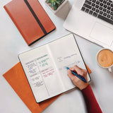 BIC® 4-Color Smooth Multi-Color Ballpoint Pen, Retractable, Medium 1 mm, Black/Blue/Green/Red Ink, Black/Blue Barrel, 3/Pack (BICMMSP3AAST) Pack of 3