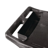 Rubbermaid Locking Trades Cart, 330-lb Capacity, Two-Shelf, 19.25w x 38d x 33.38h, Black (RCP6180-88BLA) Each