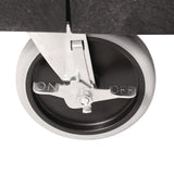 Rubbermaid Locking Trades Cart, 330-lb Capacity, Two-Shelf, 19.25w x 38d x 33.38h, Black (RCP6180-88BLA) Each