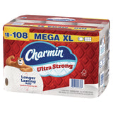 Charmin Ultra Strong Bathroom Tissue, Septic Safe, 2-Ply, White, 363 Sheets/Roll, 18 Rolls/Pack (PGC04308) Each