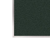 Ghent Vinyl Bulletin Board with Aluminum Frame, 87.91" x 48.5", Ebony Surface, Satin Aluminum Frame (GHEAV47183) Each